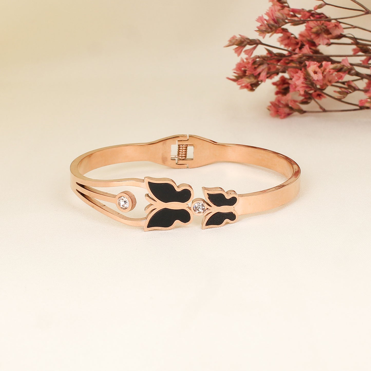 CKLAKART's Butterfly Anti-Tarnish Bracelet with Sparkling Stone