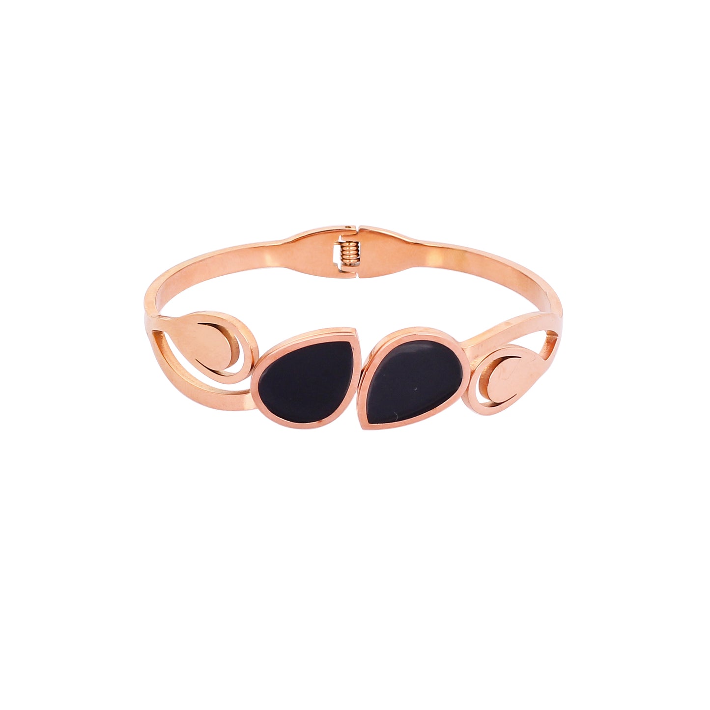 CKLAKART's Rose Gold Anti-Tarnish Bracelet with Petal Sparkle