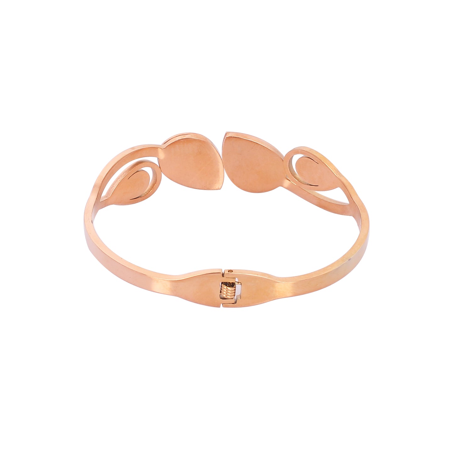 CKLAKART's Rose Gold Anti-Tarnish Bracelet with Petal Sparkle
