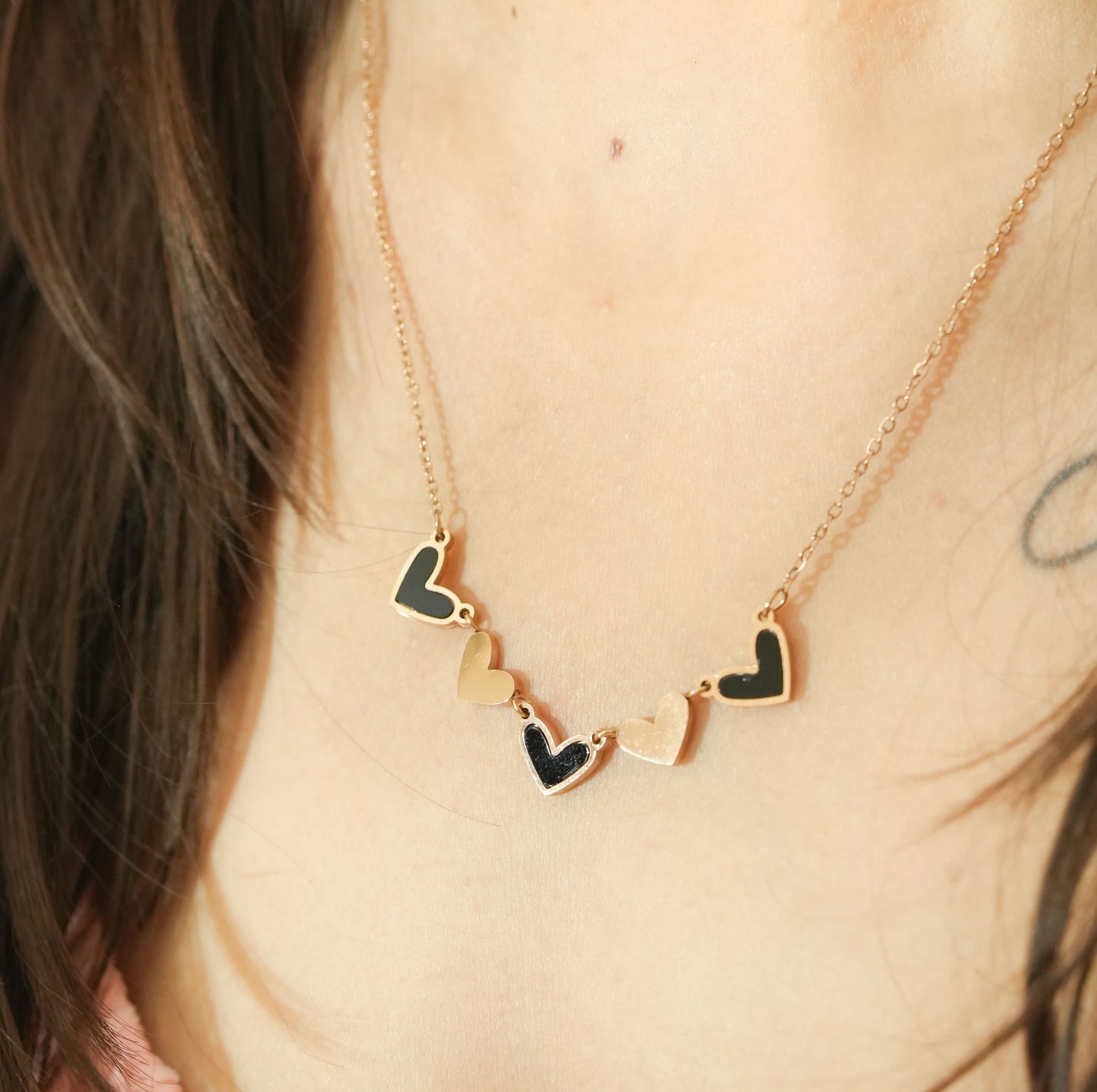 CKLAKART's Heart Pendant with Miniature Hearts