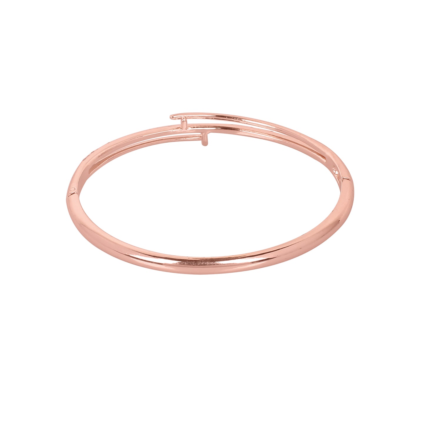 CKLAKART's Rose Gold Toned Nail Bracelet