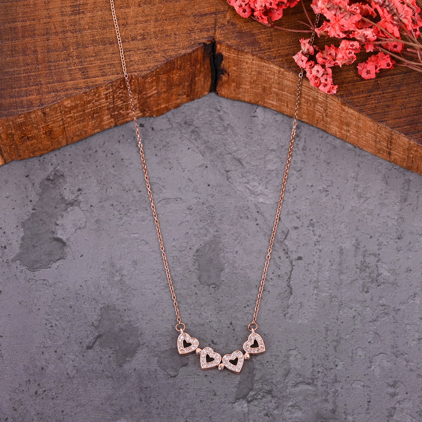 CKLAKART's Magnetic Love Necklace Heart Shaped