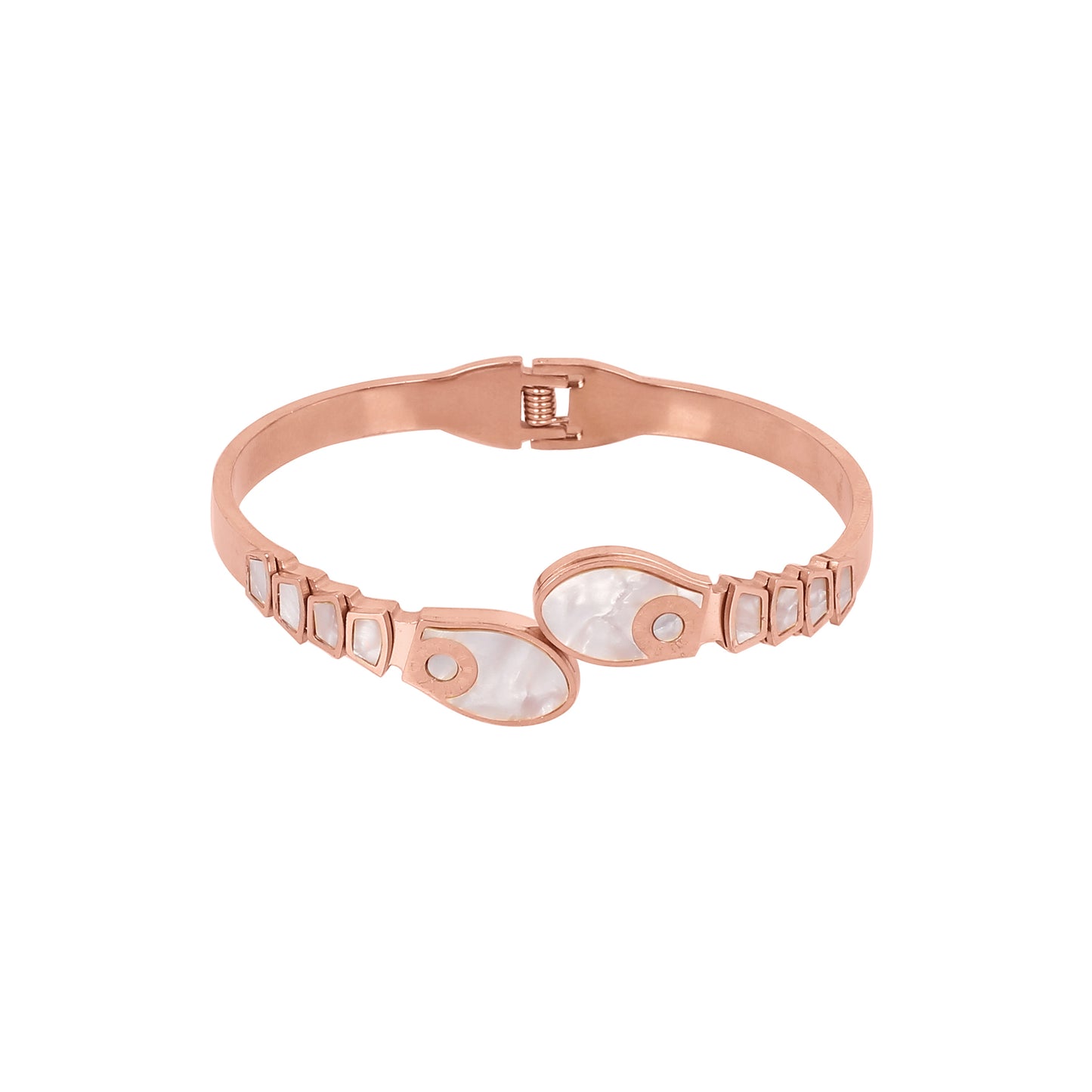 CKLAKART's Anti-Tarnish Bracelet with Calm White Stone