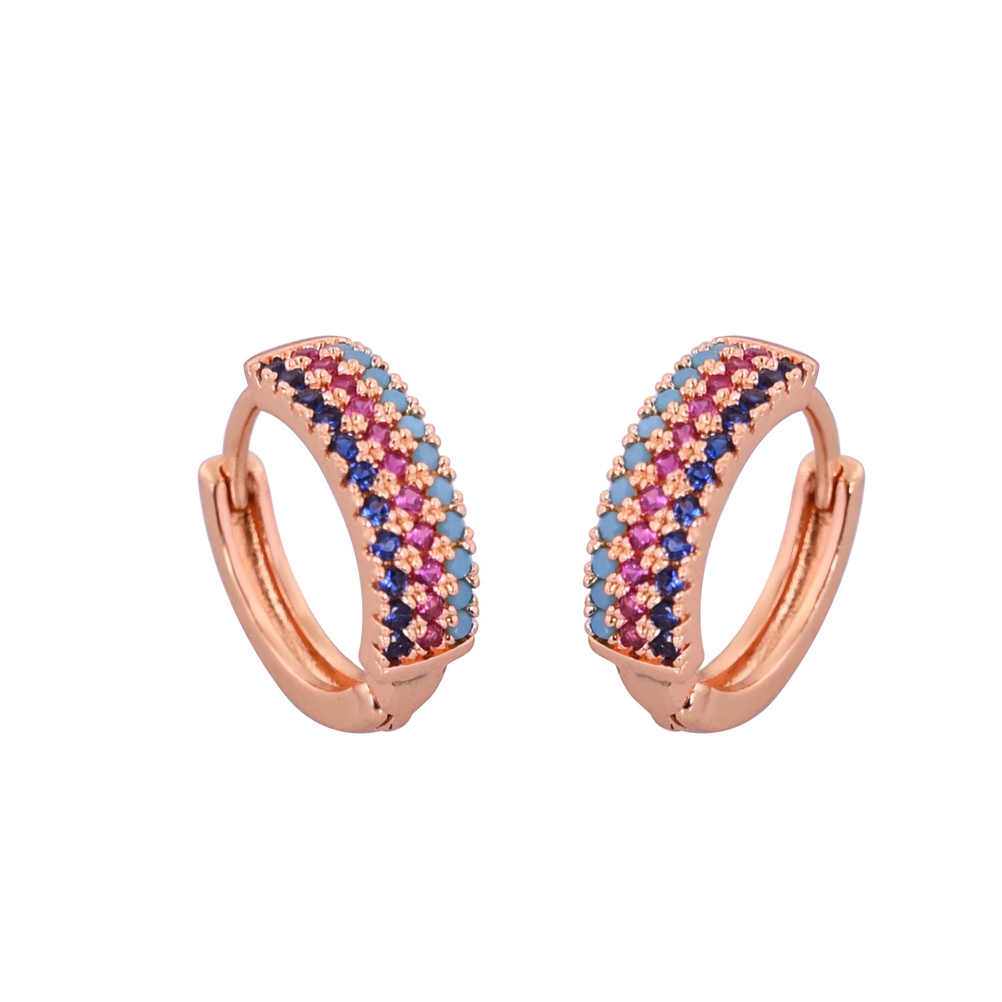 CKLAKART's Small Hoops with Burst of Colors