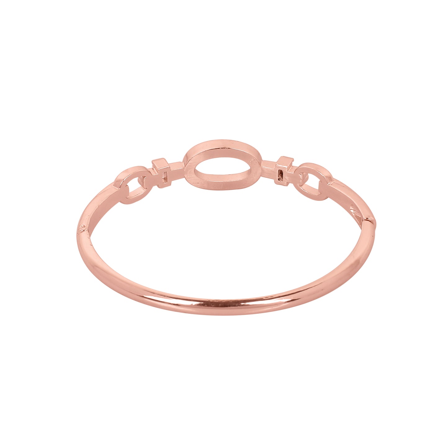 CKLAKART's Rose Gold Tone Oval Bracelet