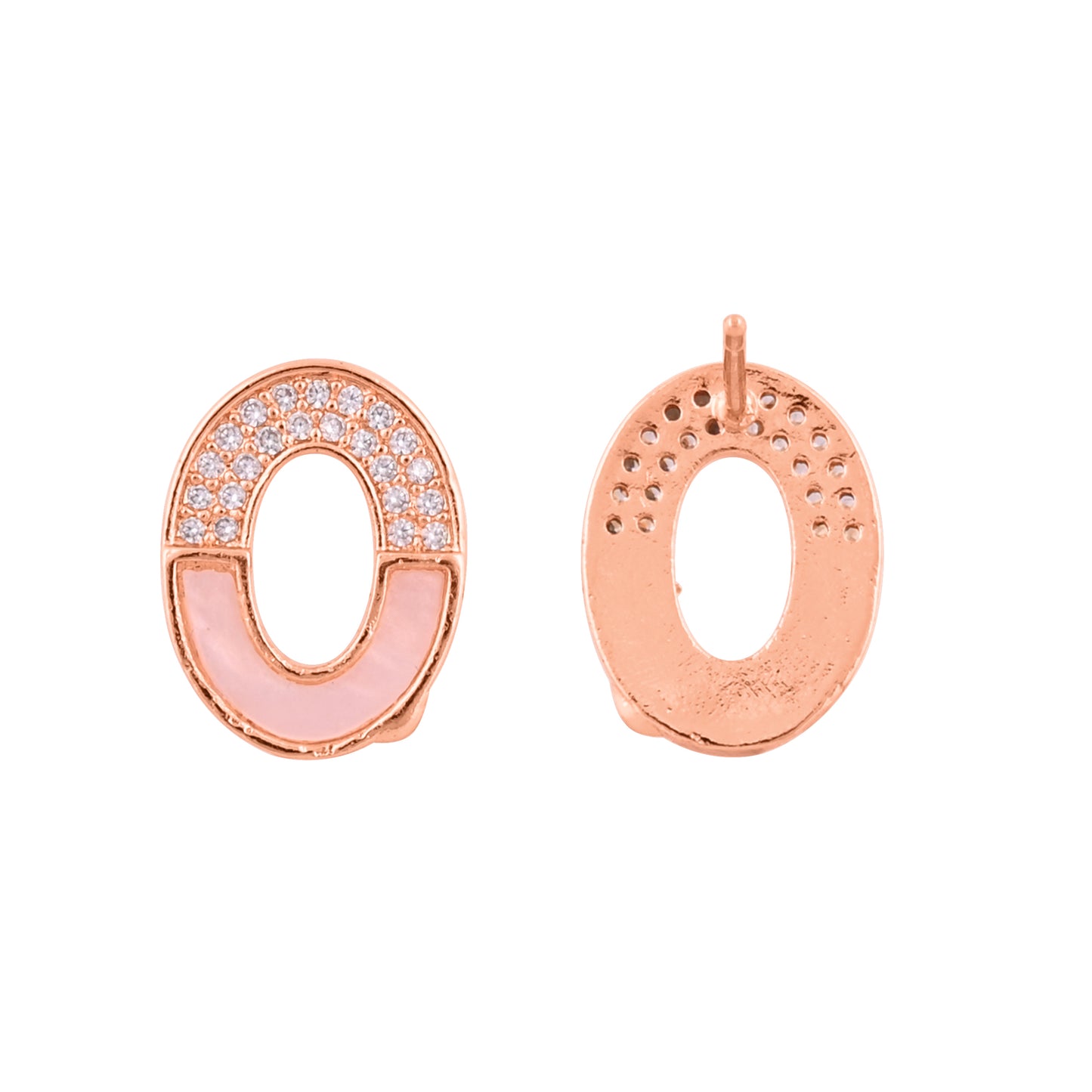 CKLAKART's Graceful Curves Oval Earrings for a Chic Finish